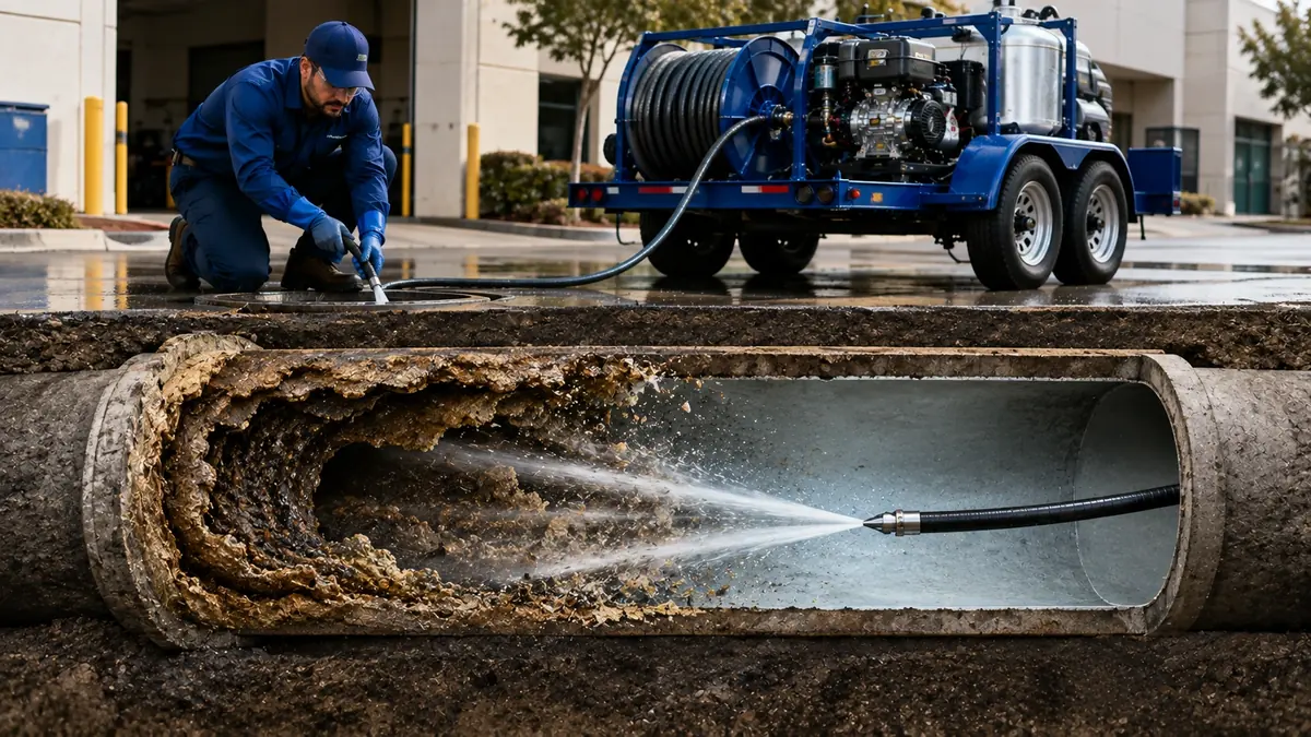Sewer Pipe Descaling in Boulevard